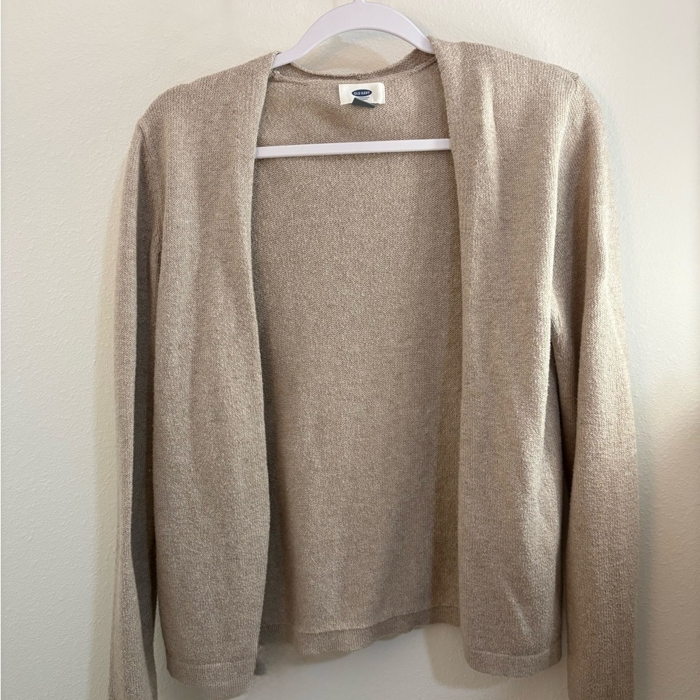 Old Navy Women's Tan Cardigan Sweater